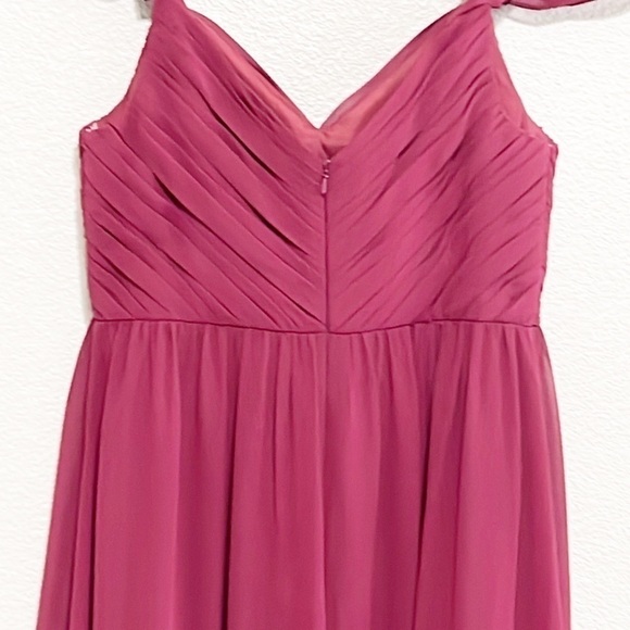 Reverly Kennedy Chiffon Bridesmaid Dress Size 8 - Picture 8 of 16